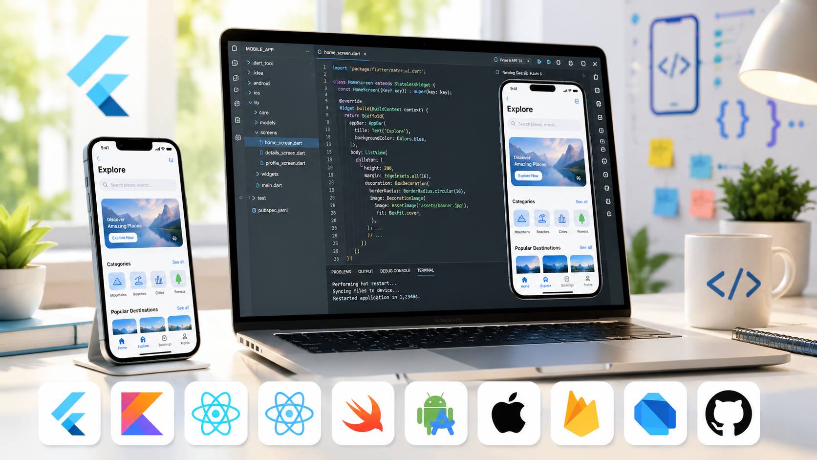 Mobile App Development with Flutter & AI